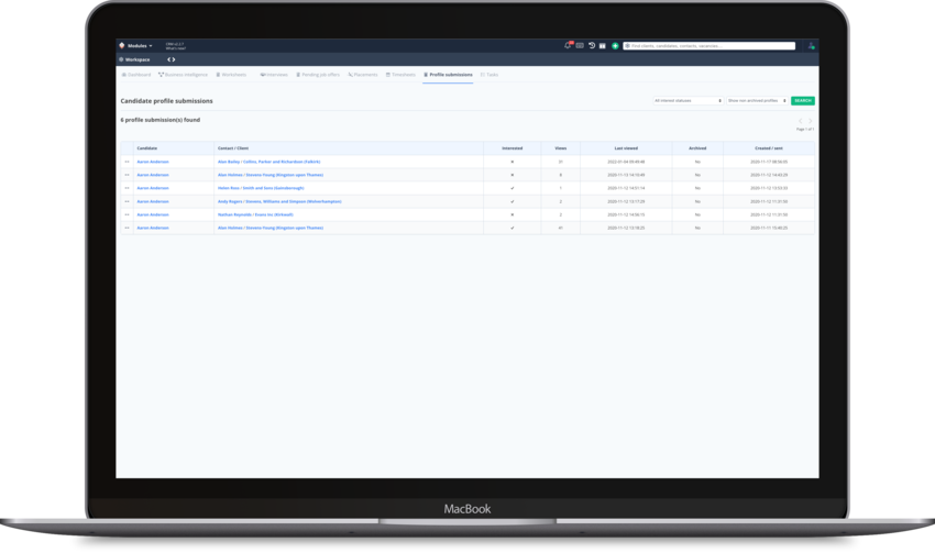 Trackable anonymous profile management
