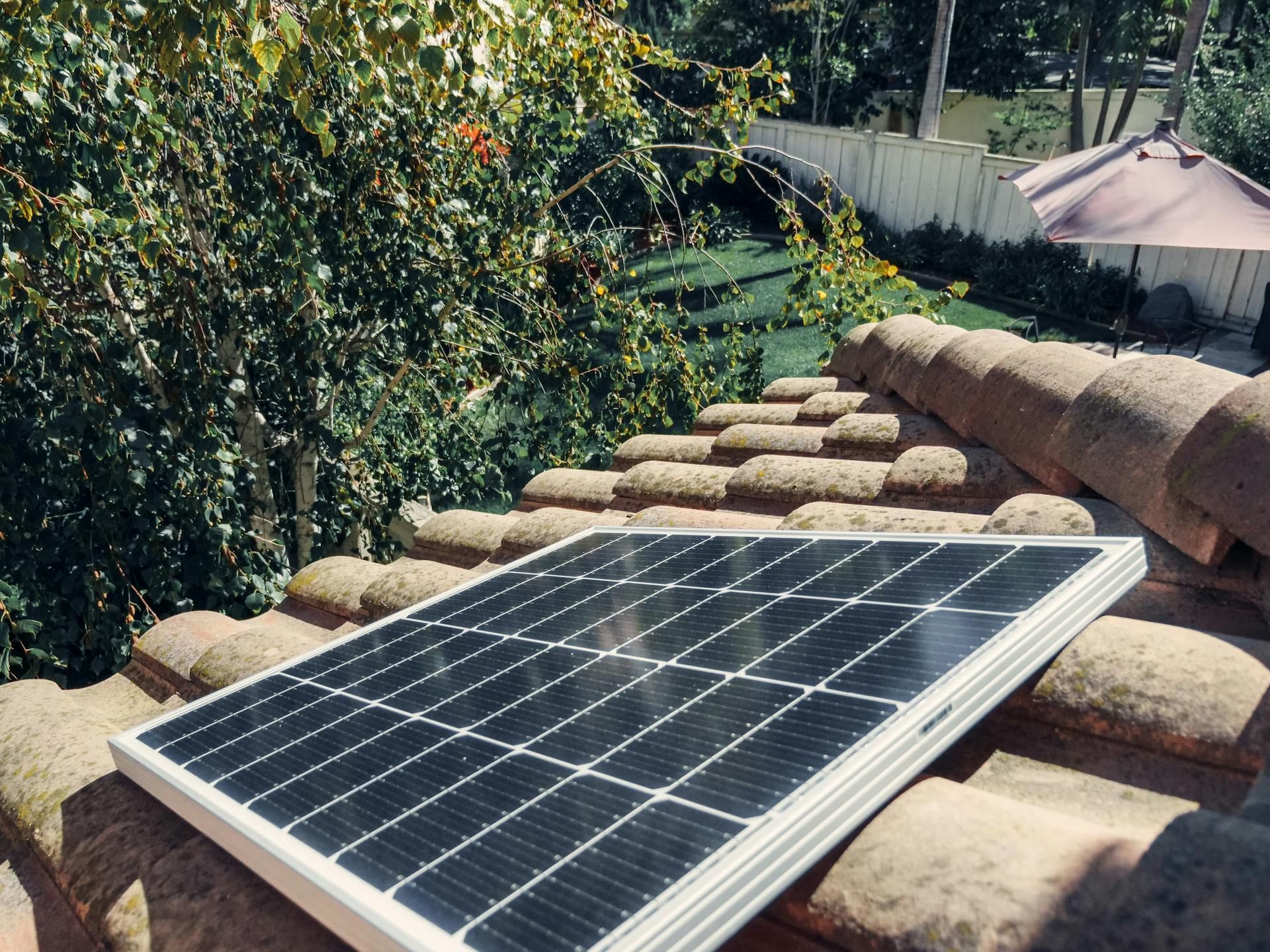 Solar panel worker